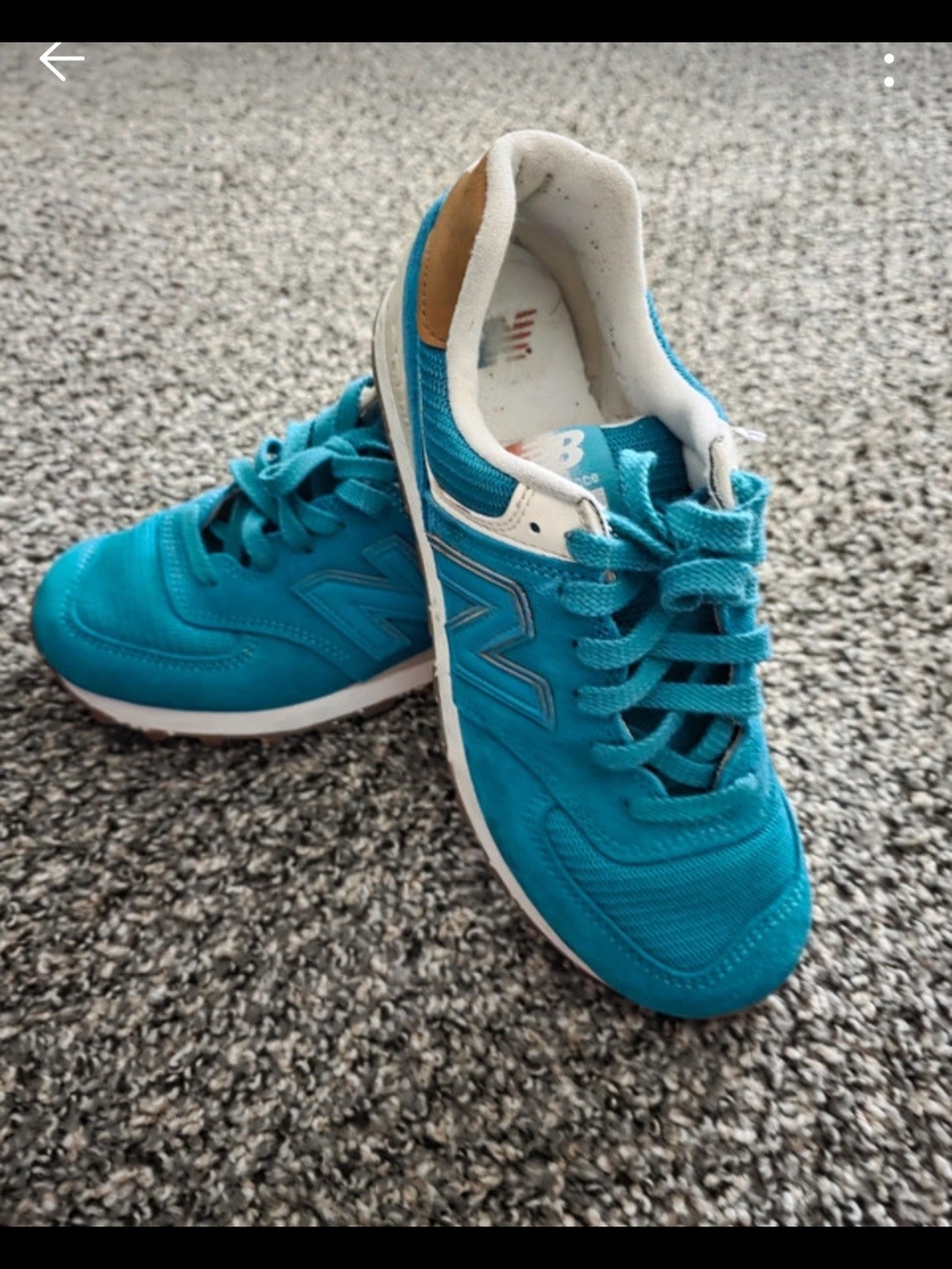 New Balance Women's Teal Athletic Sneakers
